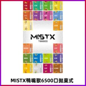 MIST X 鴨嘴獸6500口拋棄式電子煙#台灣現貨#